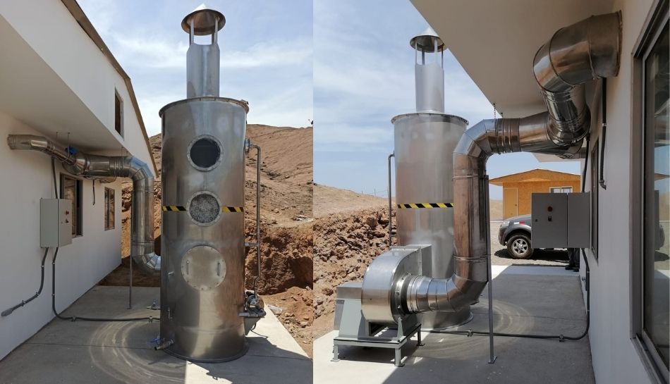 Lavadores de gases impacjet Armand